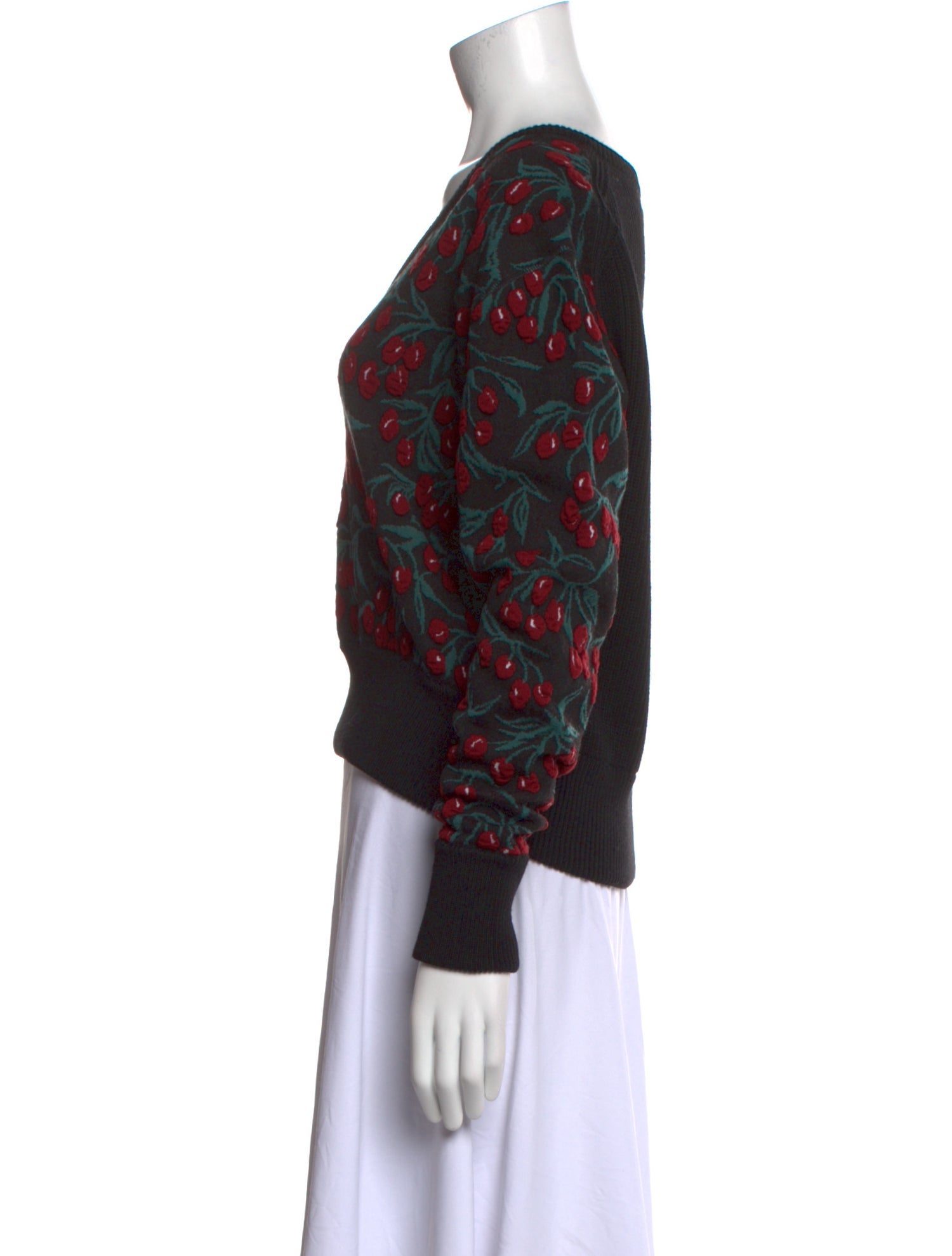 Chloé Virgin Wool Printed Sweater