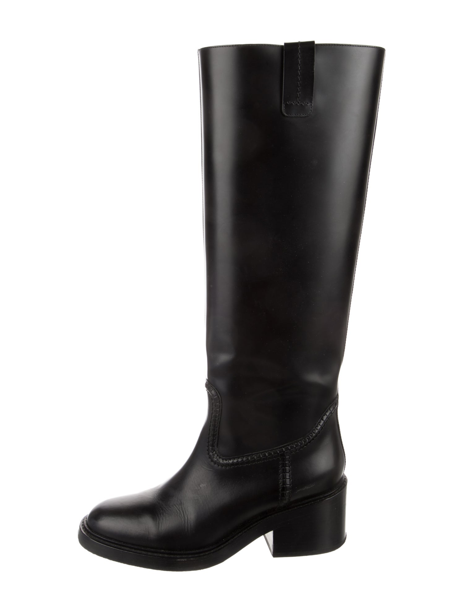 Chloé Leather Riding Boots