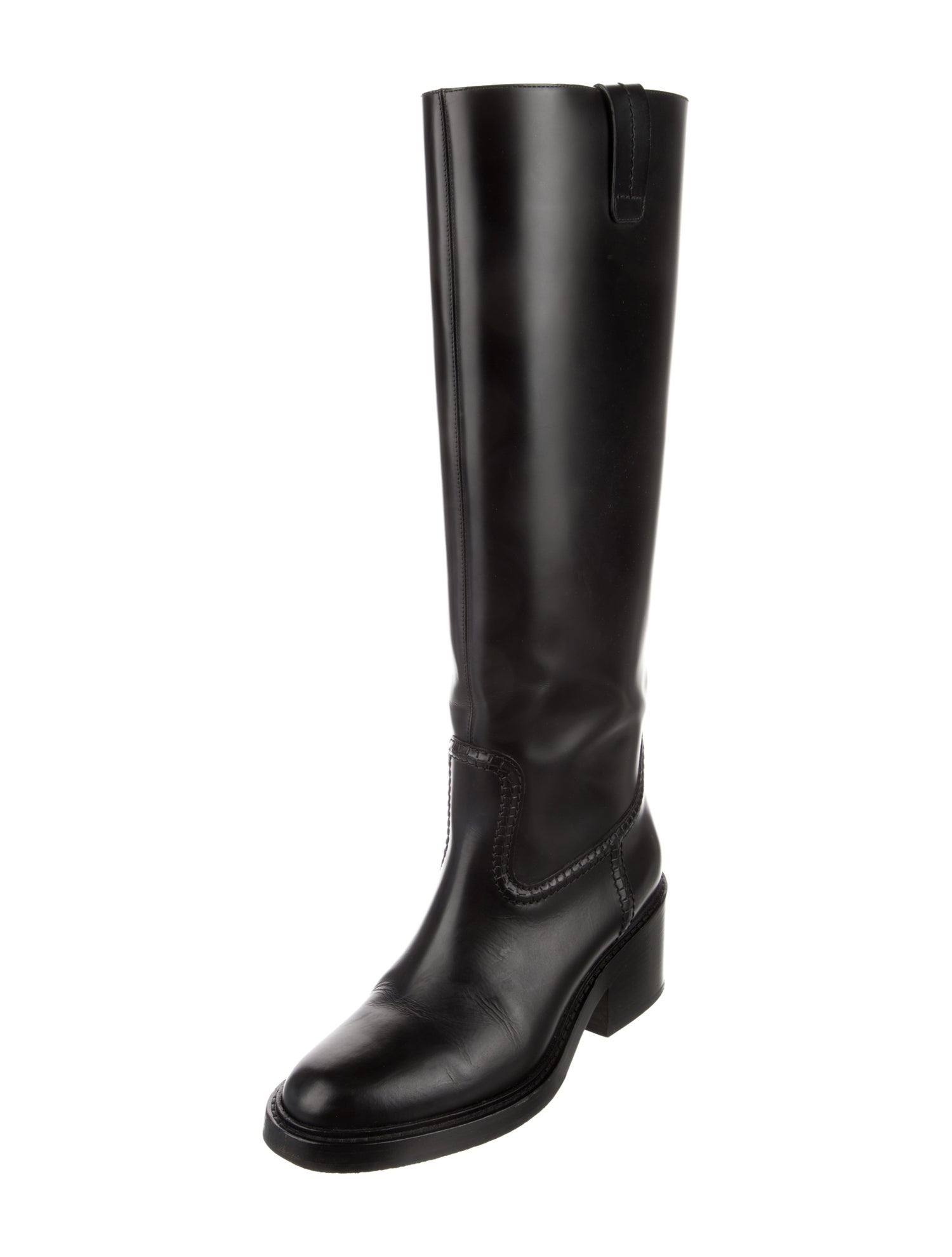 Chloé Leather Riding Boots