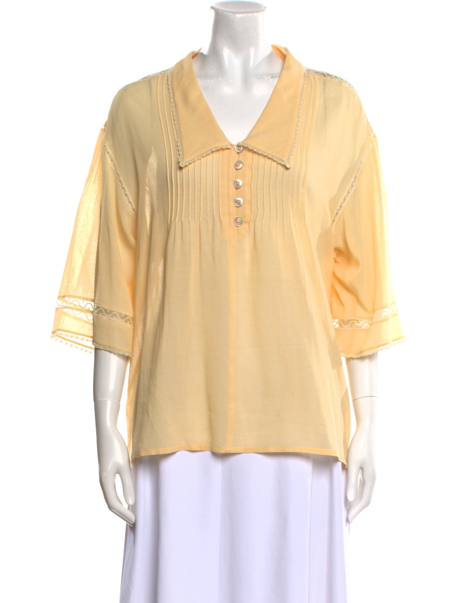 Chloé Vintage V-Neck Blouse
