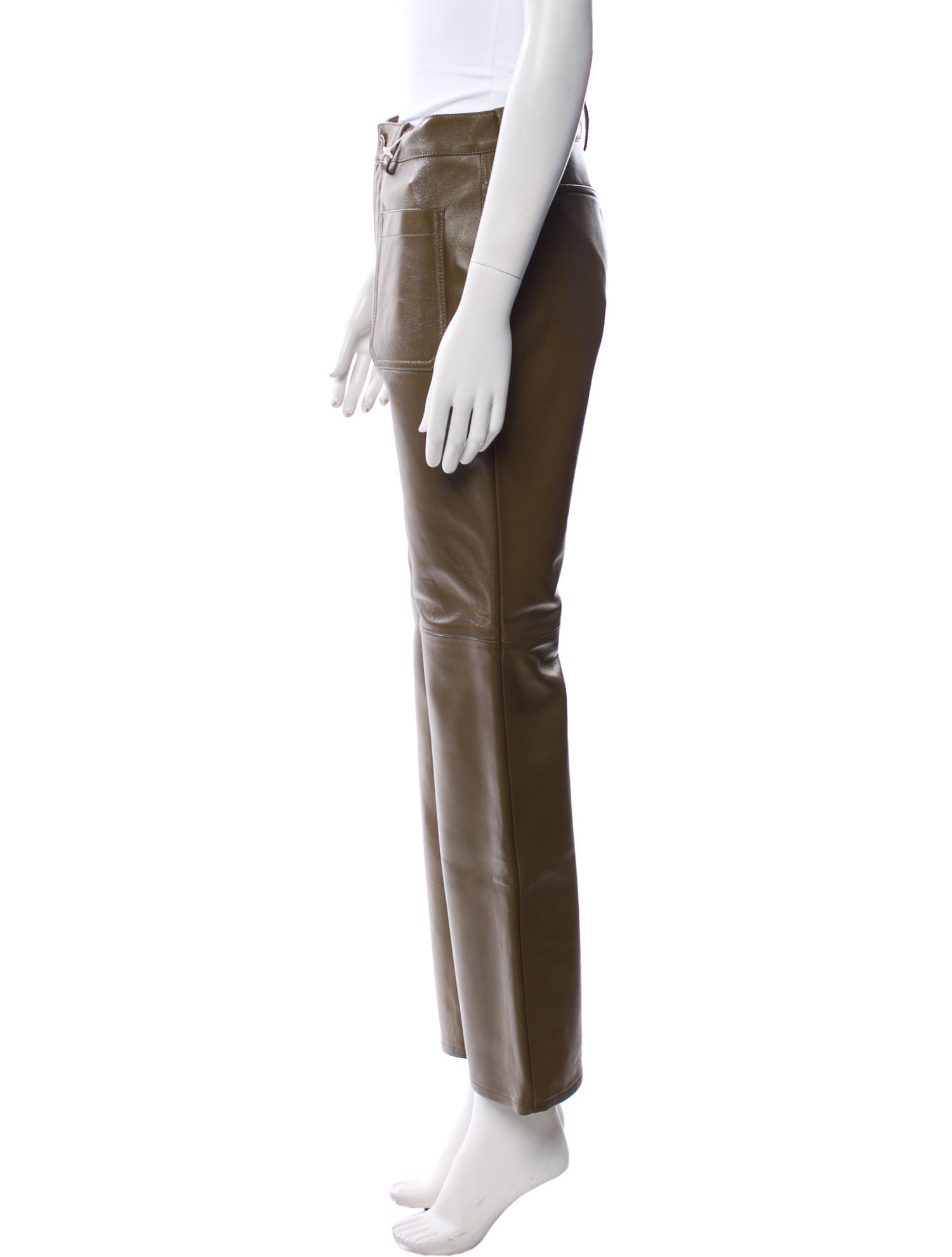 Chloé Lamb Leather Wide Leg Pants w/ Tags