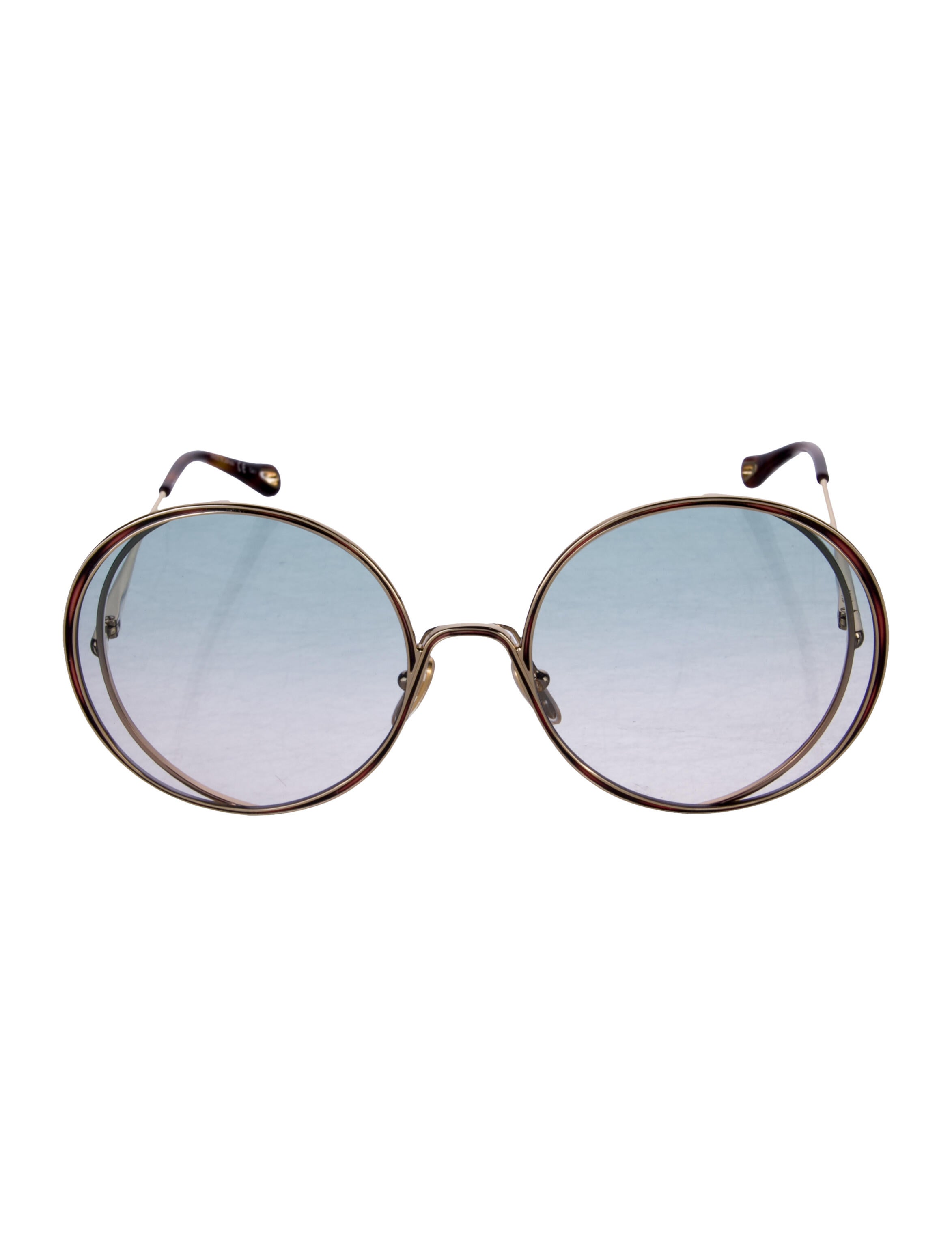 Chloé Round Gradient Sunglasses