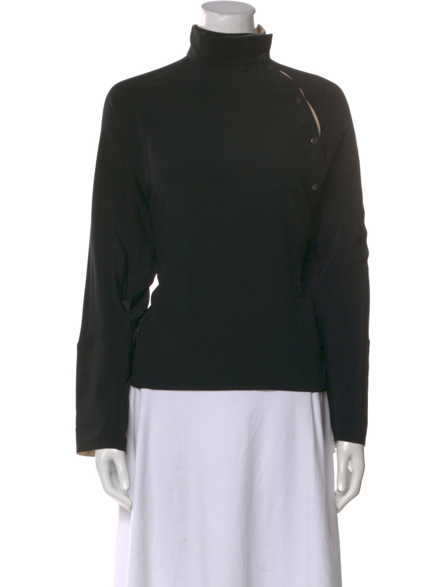 Chloé Silk Turtleneck Sweatshirt