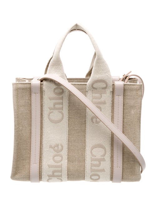 Chloé Canvas Woody Small