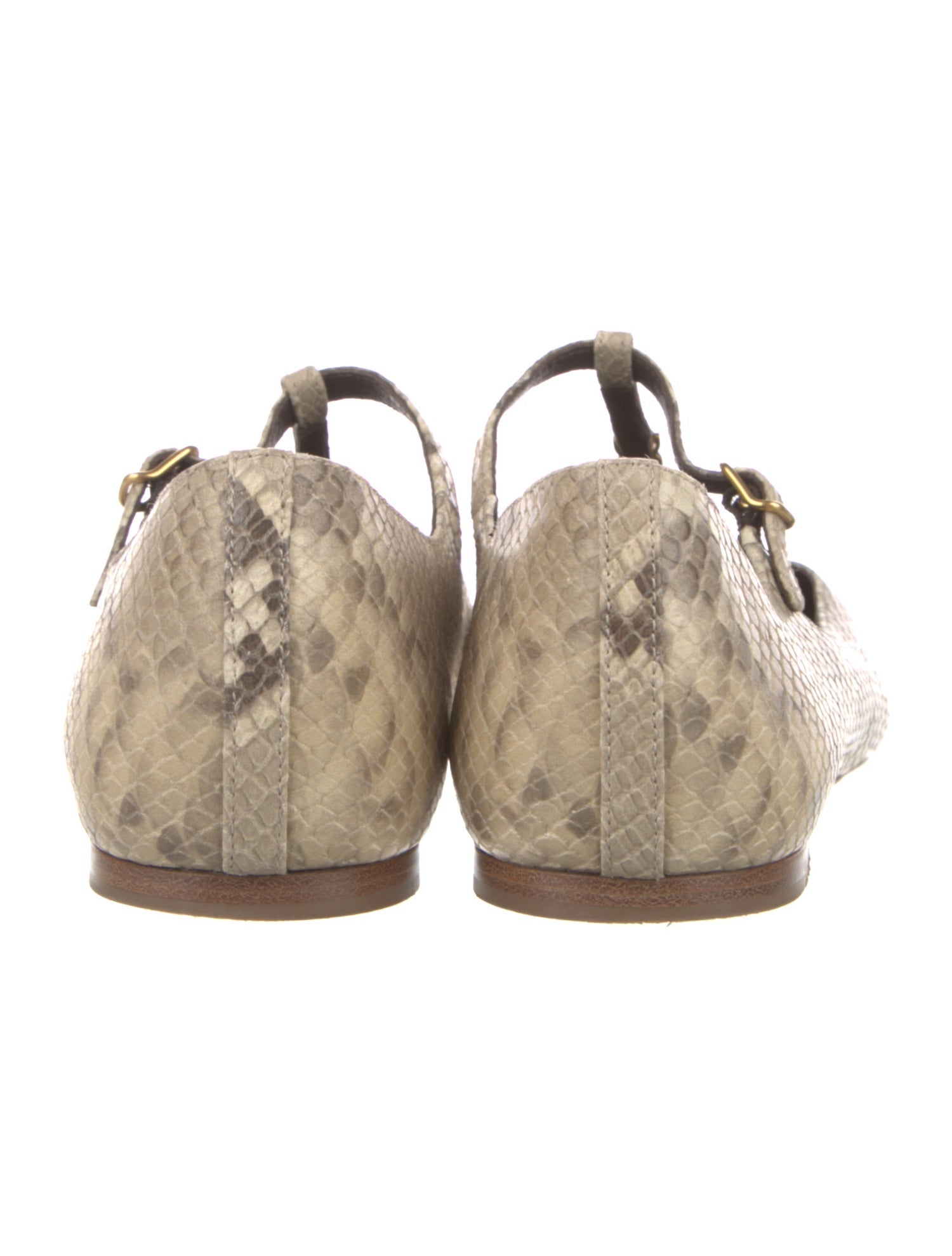 Chloé Animal Print Mary Jane Flats