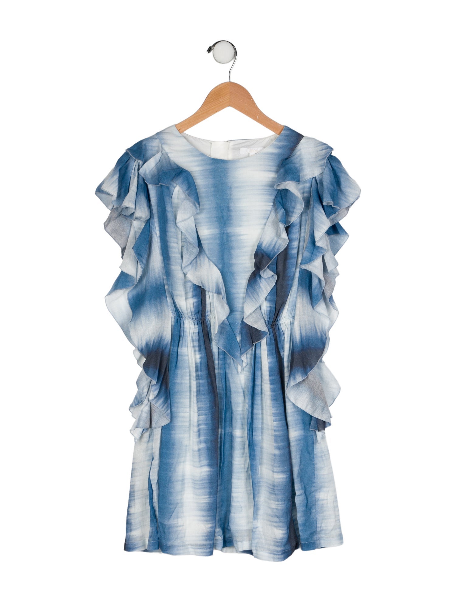 Chloé Girls' Patterned Printed Sleeveless Dress