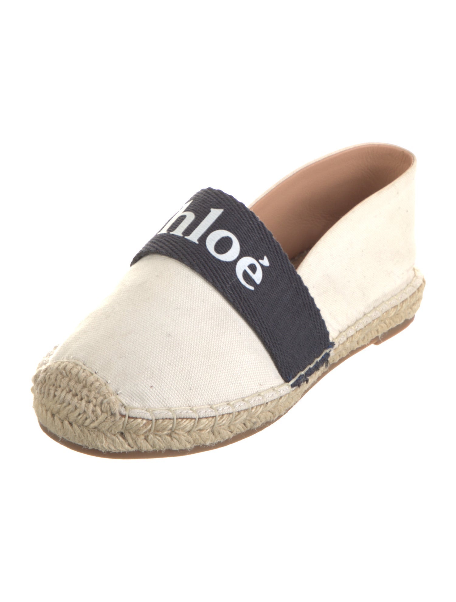 Chloé Canvas Colorblock Pattern Espadrilles
