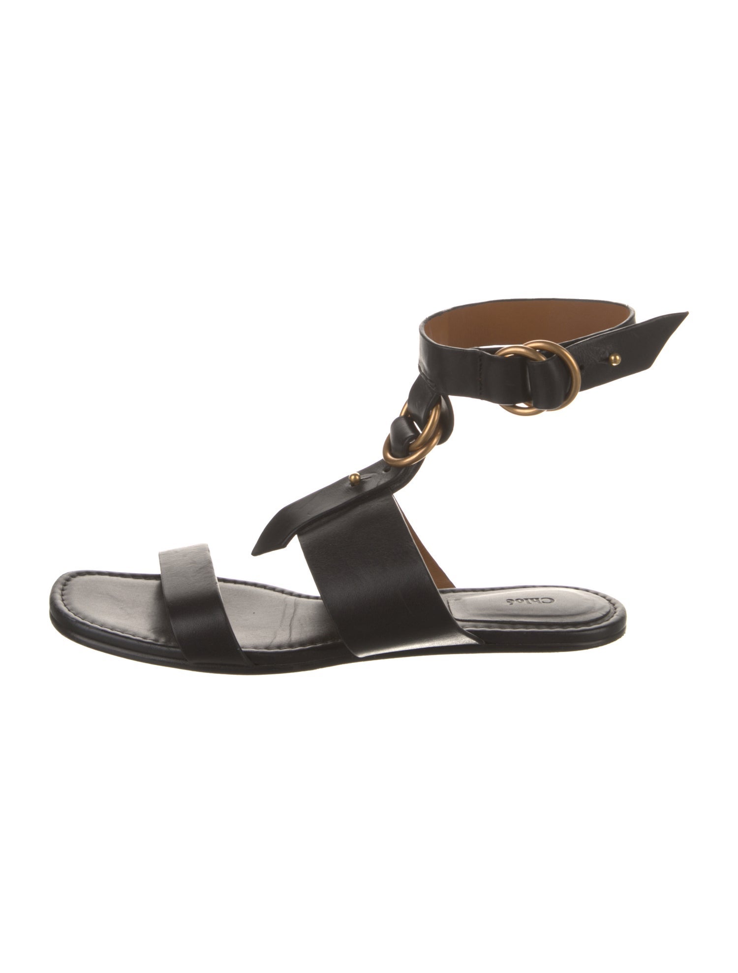 Chloé Leather Gladiator Sandals