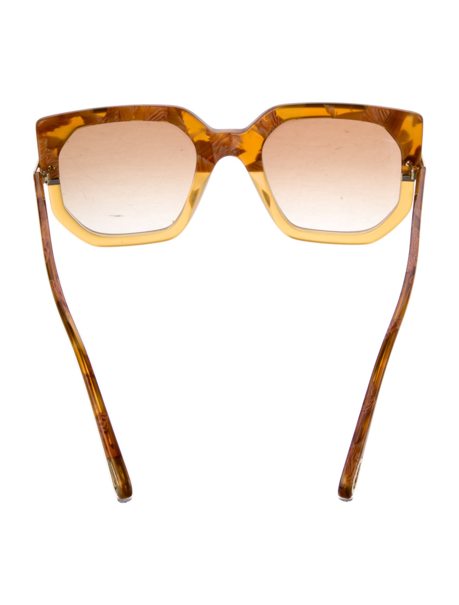 Chloé Square Gradient Sunglasses