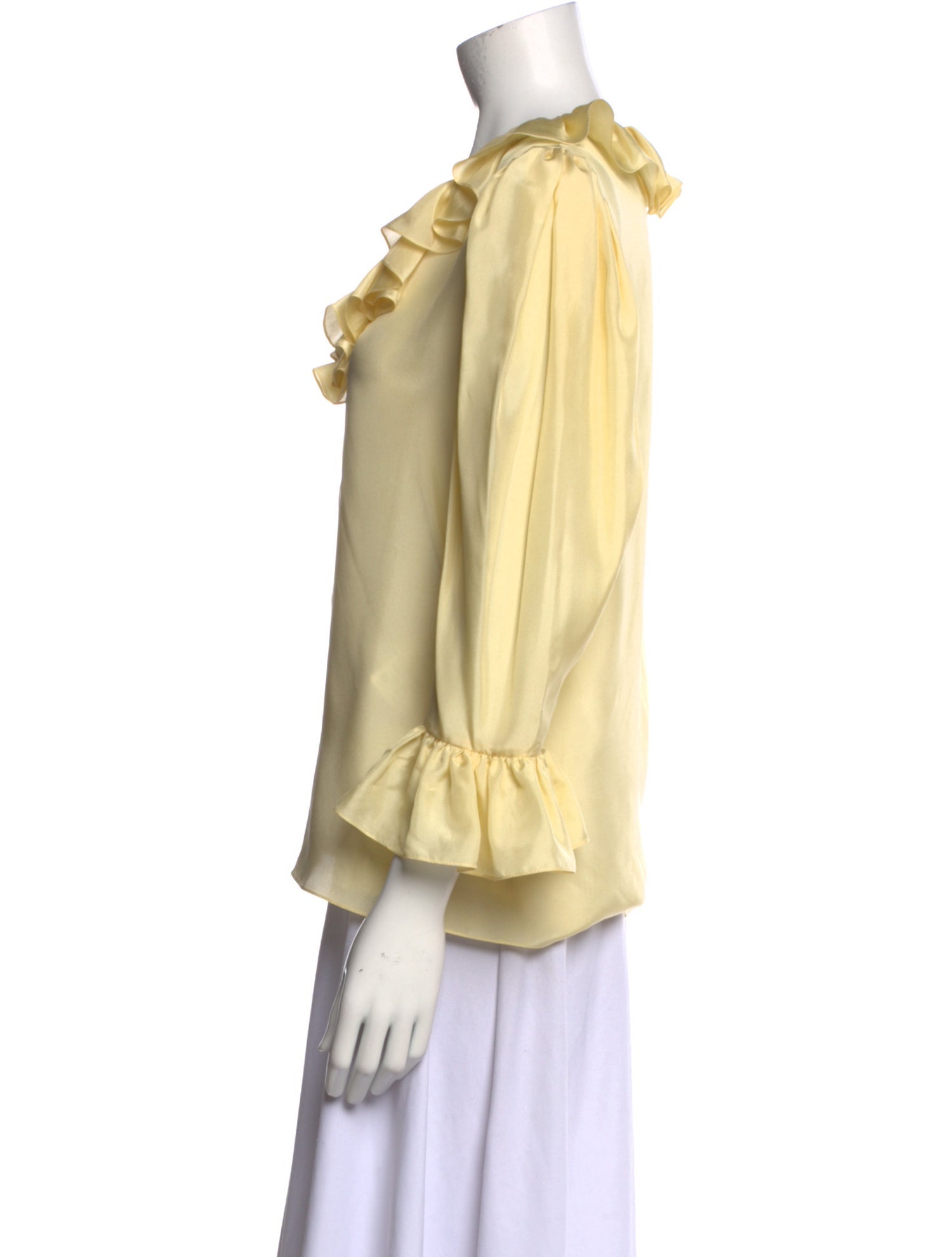 Chloé Silk V-Neck Blouse