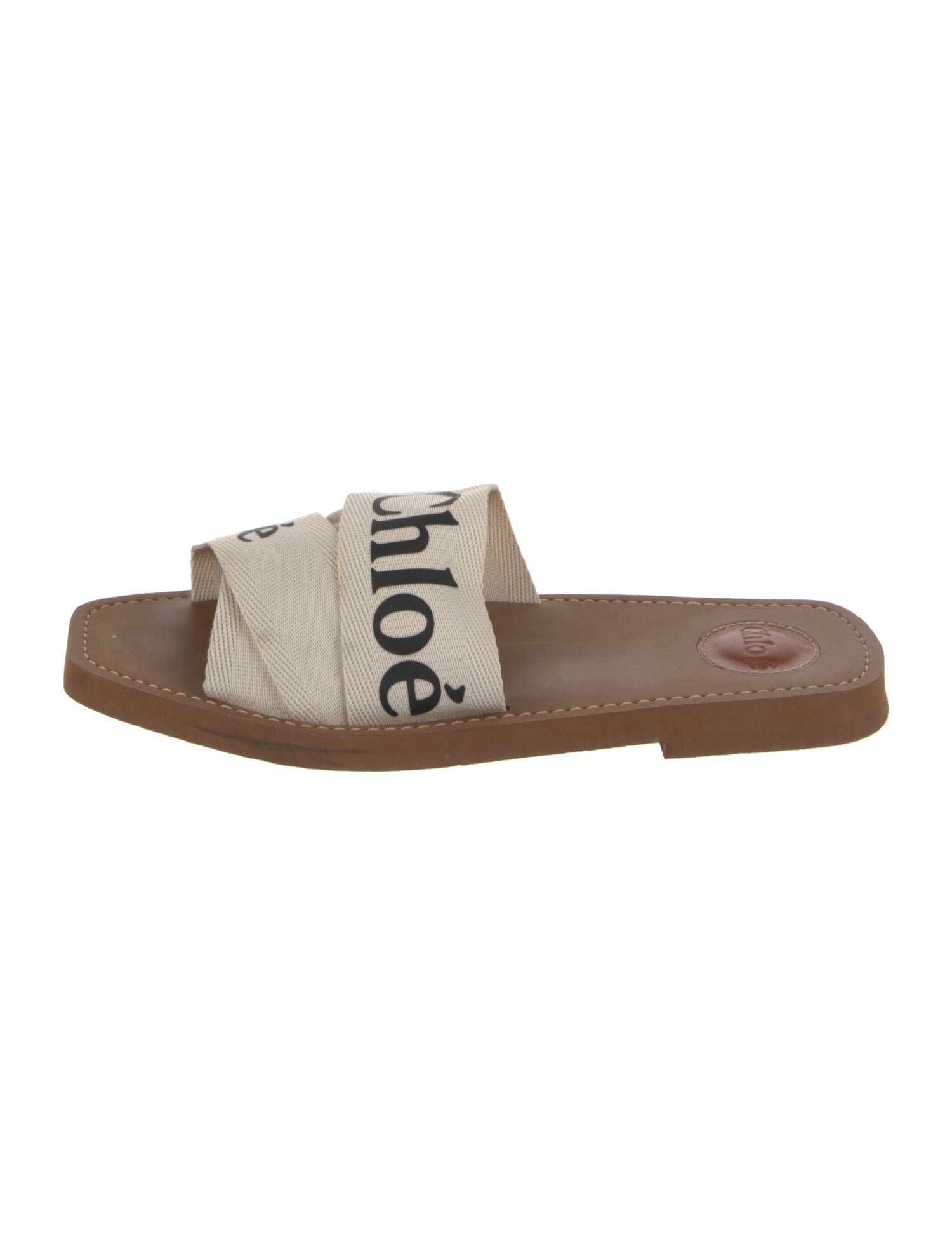Chloé Canvas Printed Slides