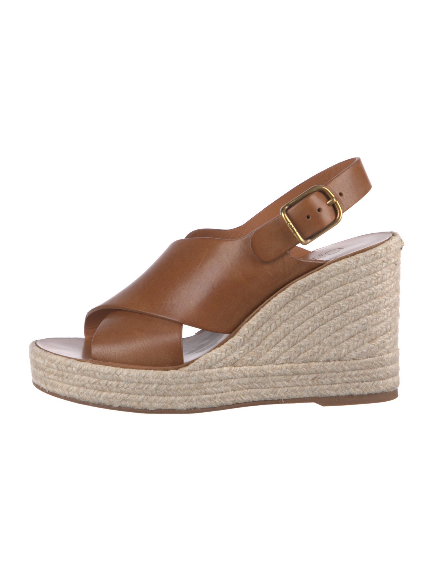 Chloé Leather Espadrilles
