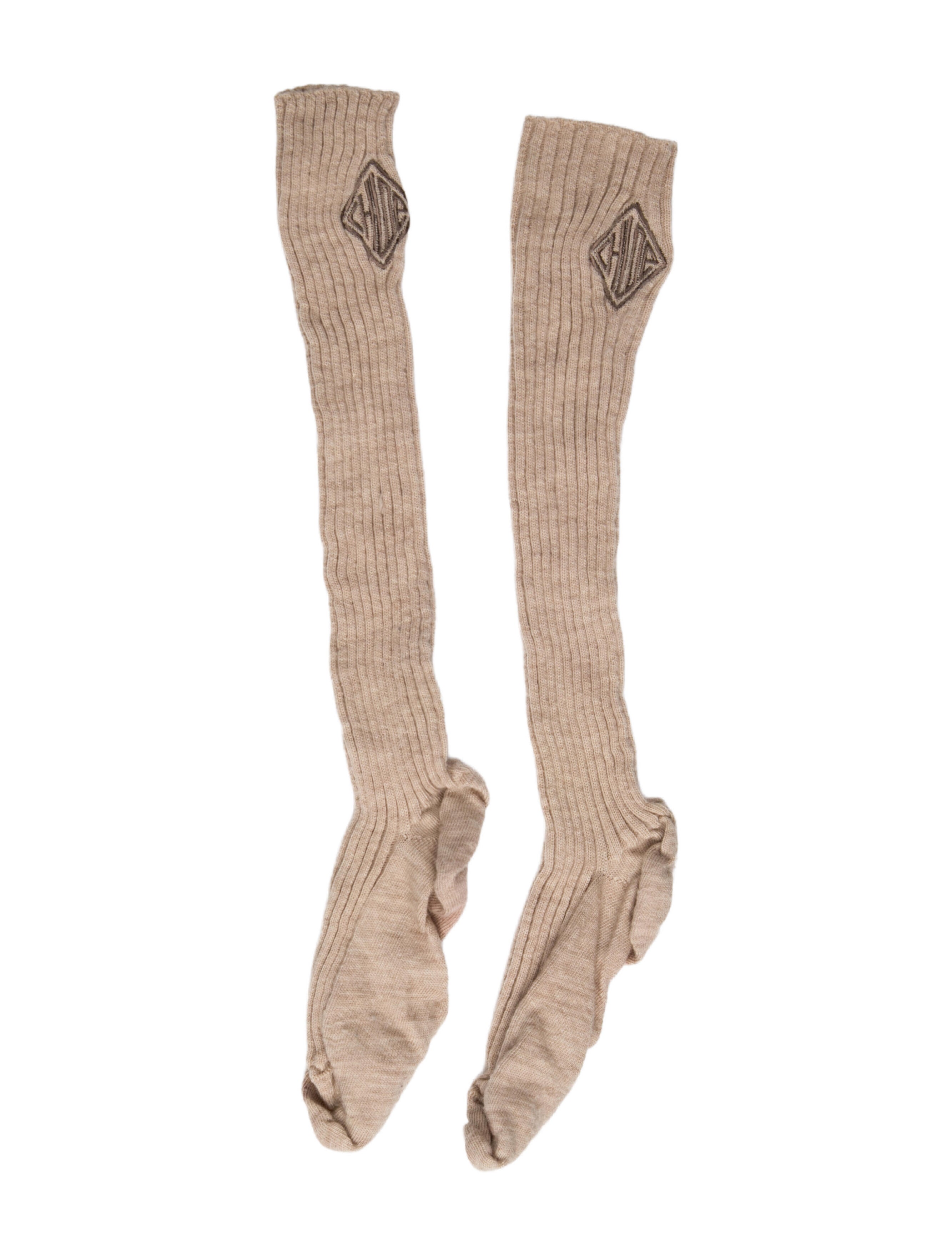 Chloé Ribbed Tube Socks