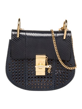 Chloé Snakeskin Drew Small