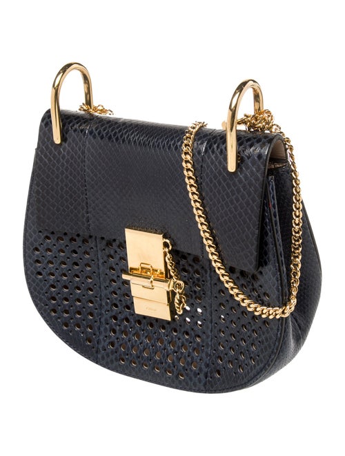 Chloé Snakeskin Drew Small