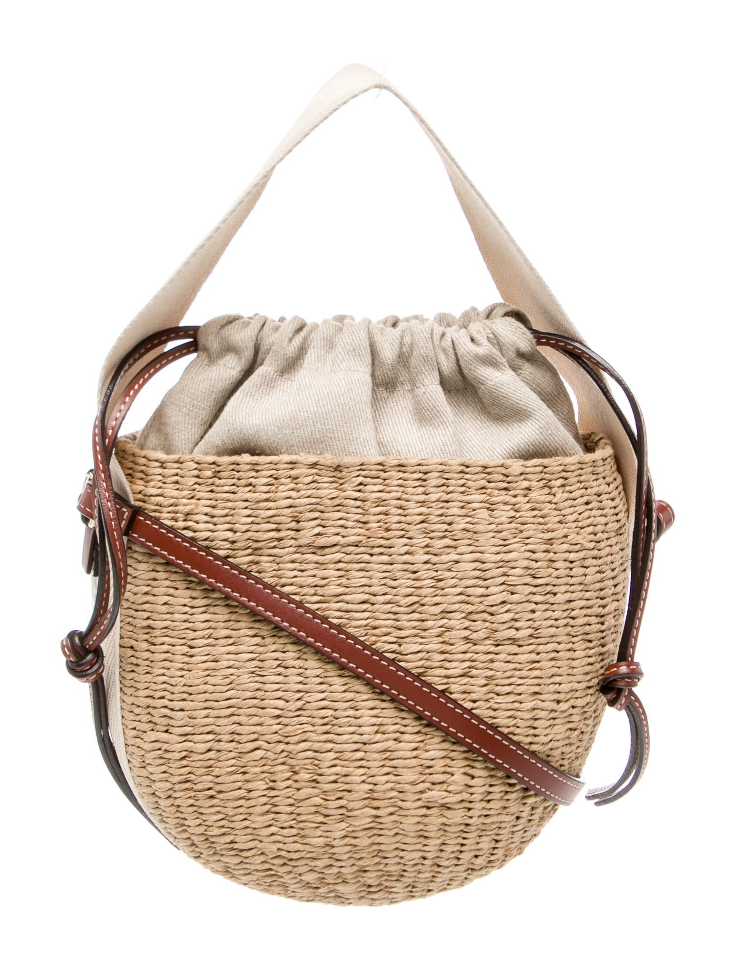 Chloe x Mifuko Raffia Top Handle Bag