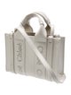 Chloé Leather Woody Logo Leather Tote Small