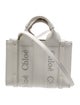 Chloé Leather Woody Logo Leather Tote Small