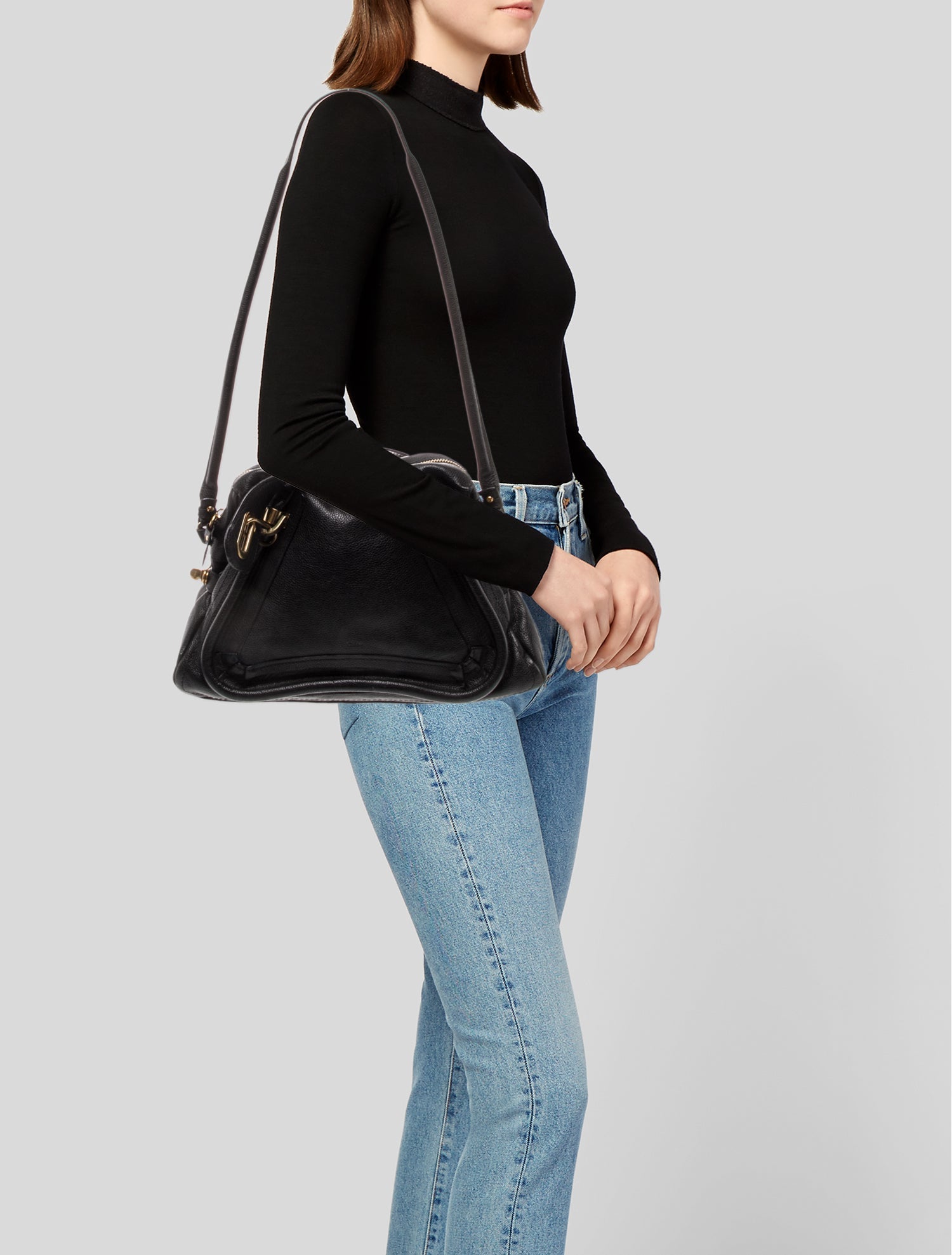 Chloé Leather Top Handle Bag