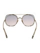 Chloé Aviator Tinted Sunglasses