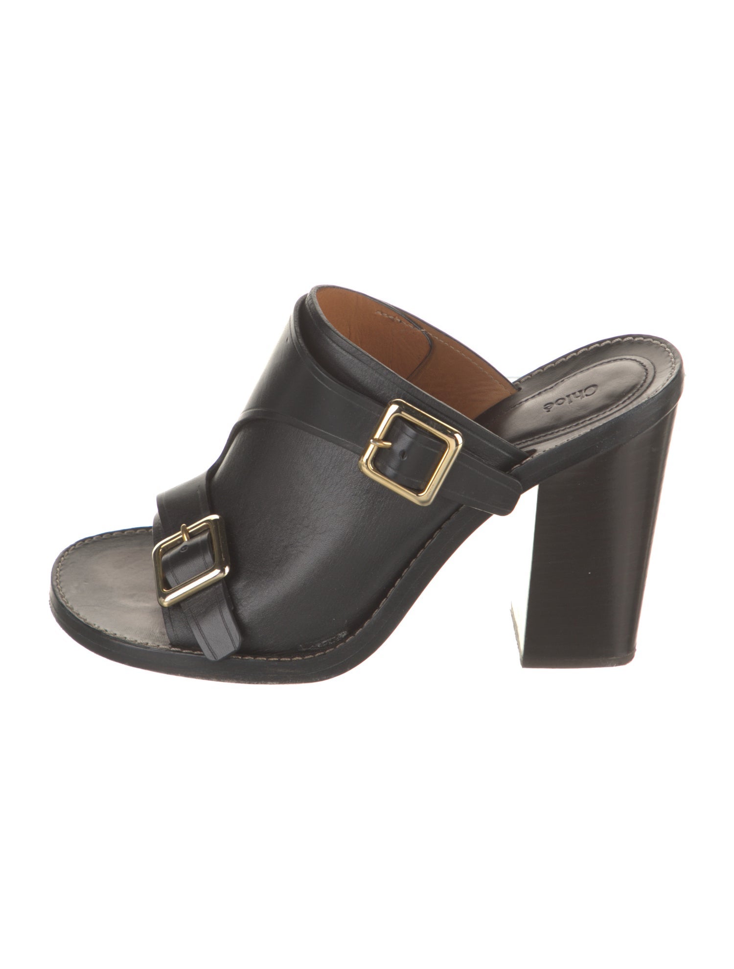 Chloé Leather Slides