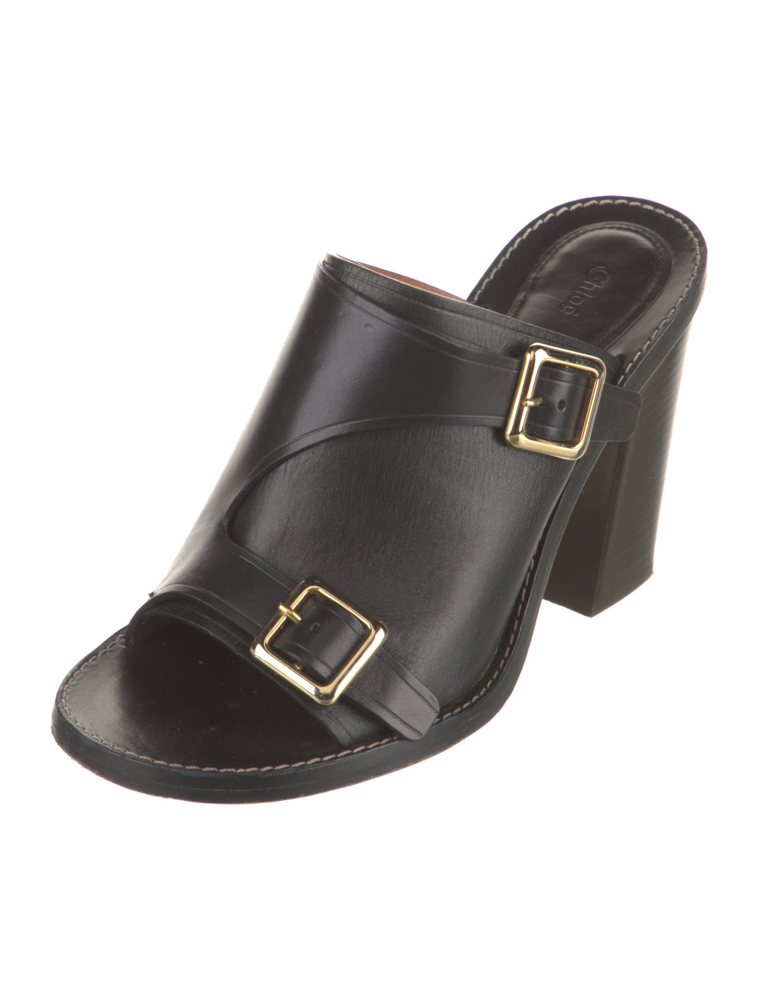Chloé Leather Slides
