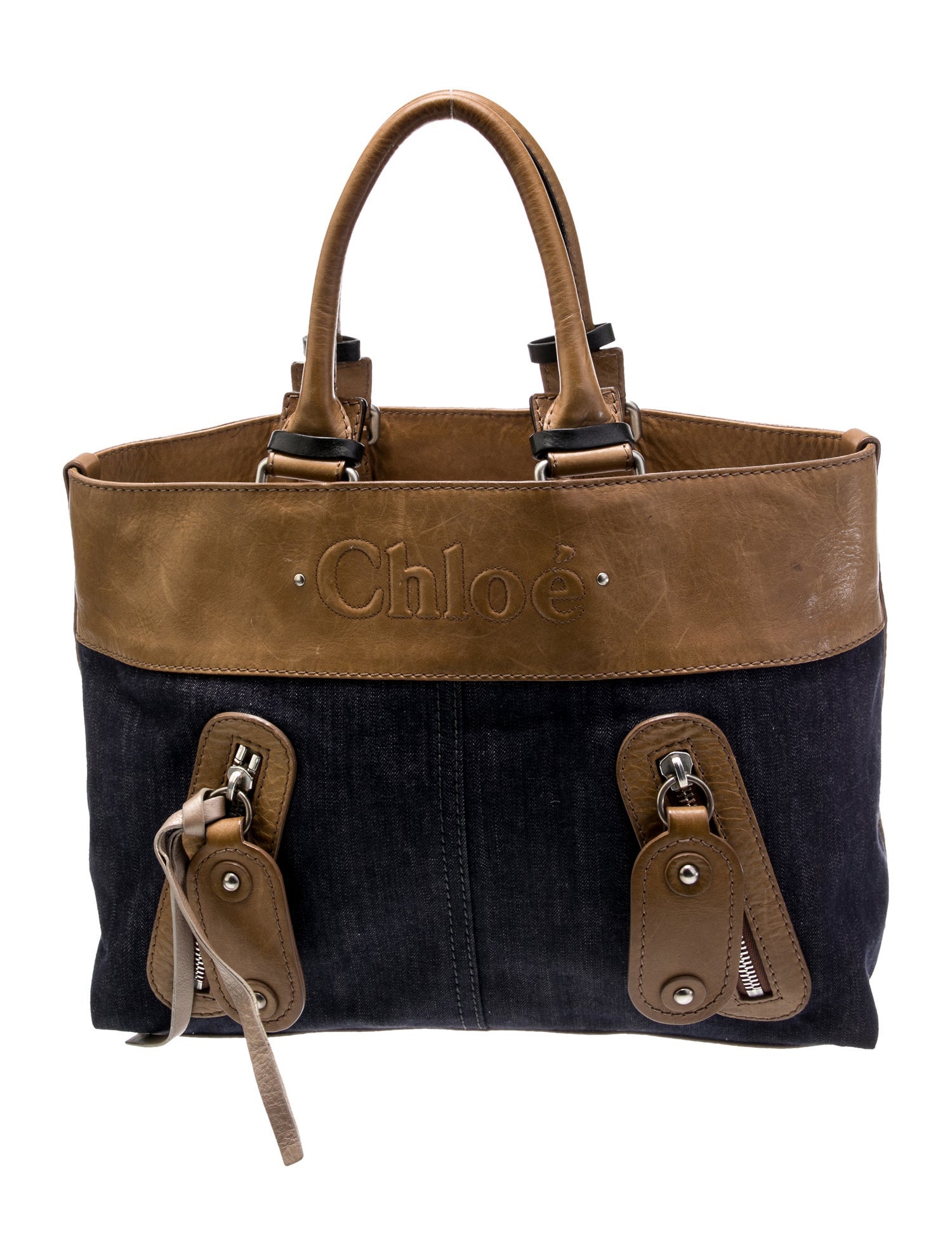 Chloé Denim Top Handle Bag