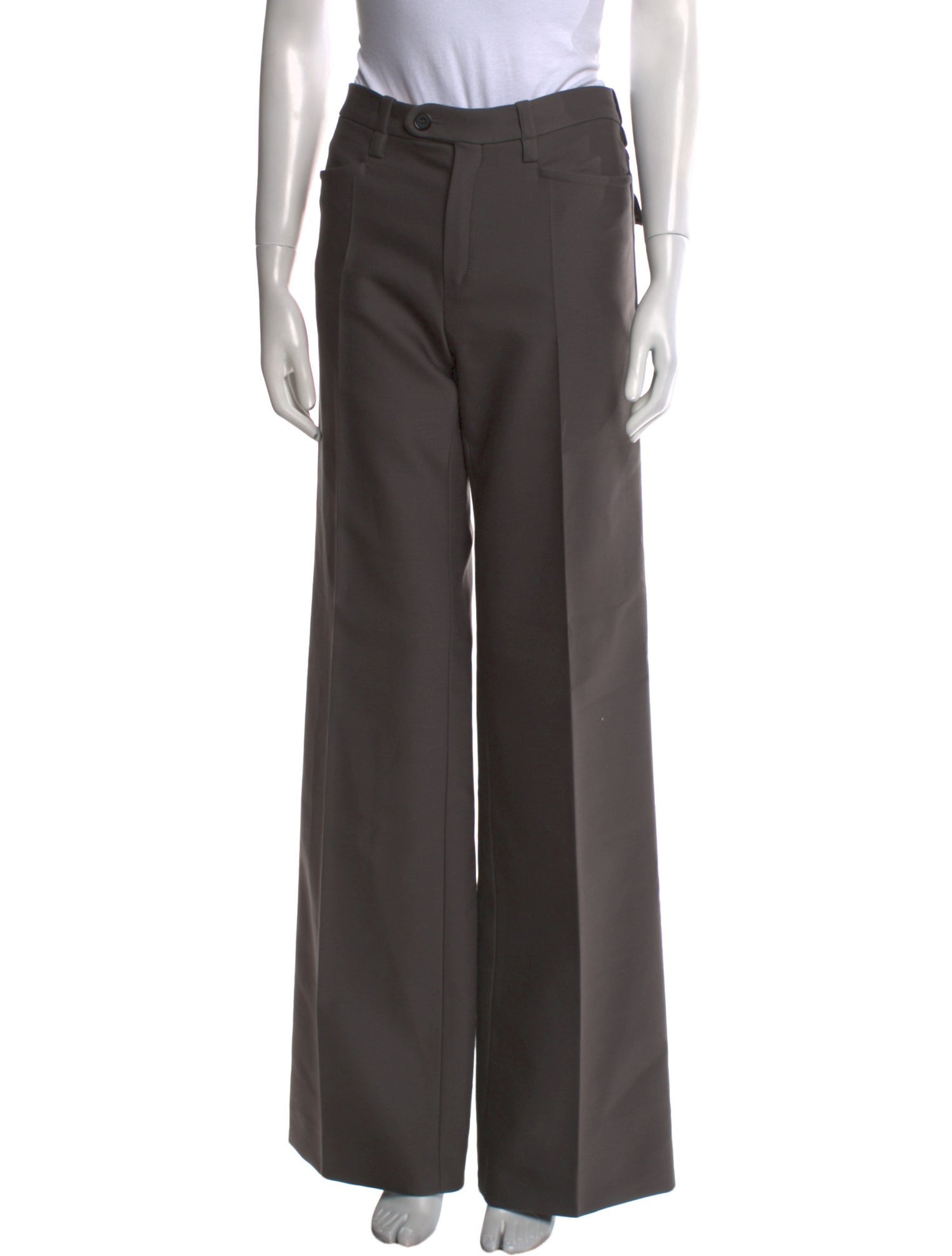 Chloé Virgin Wool Wide Leg Pants w/ Tags