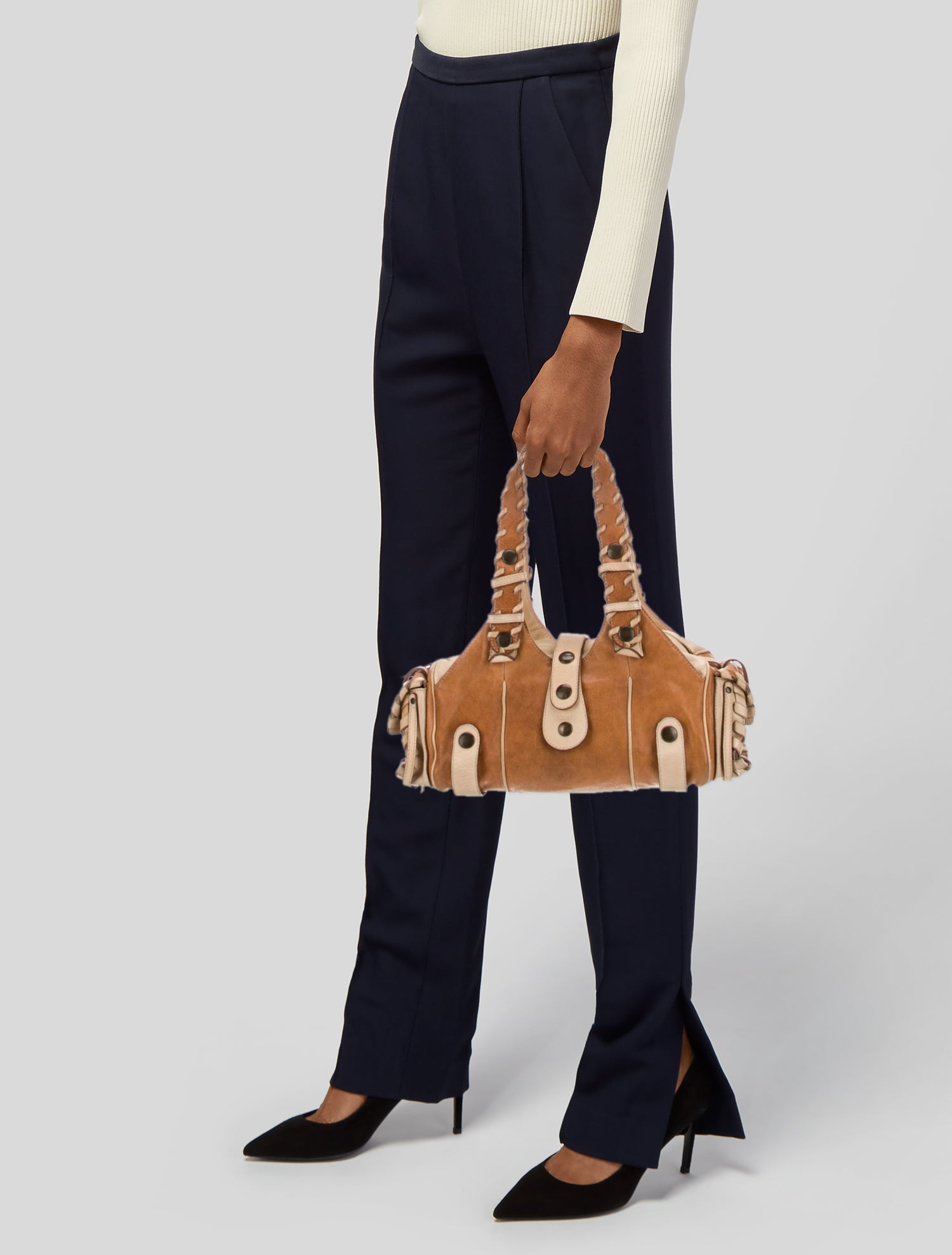 Chloé Leather Silverado Handbag