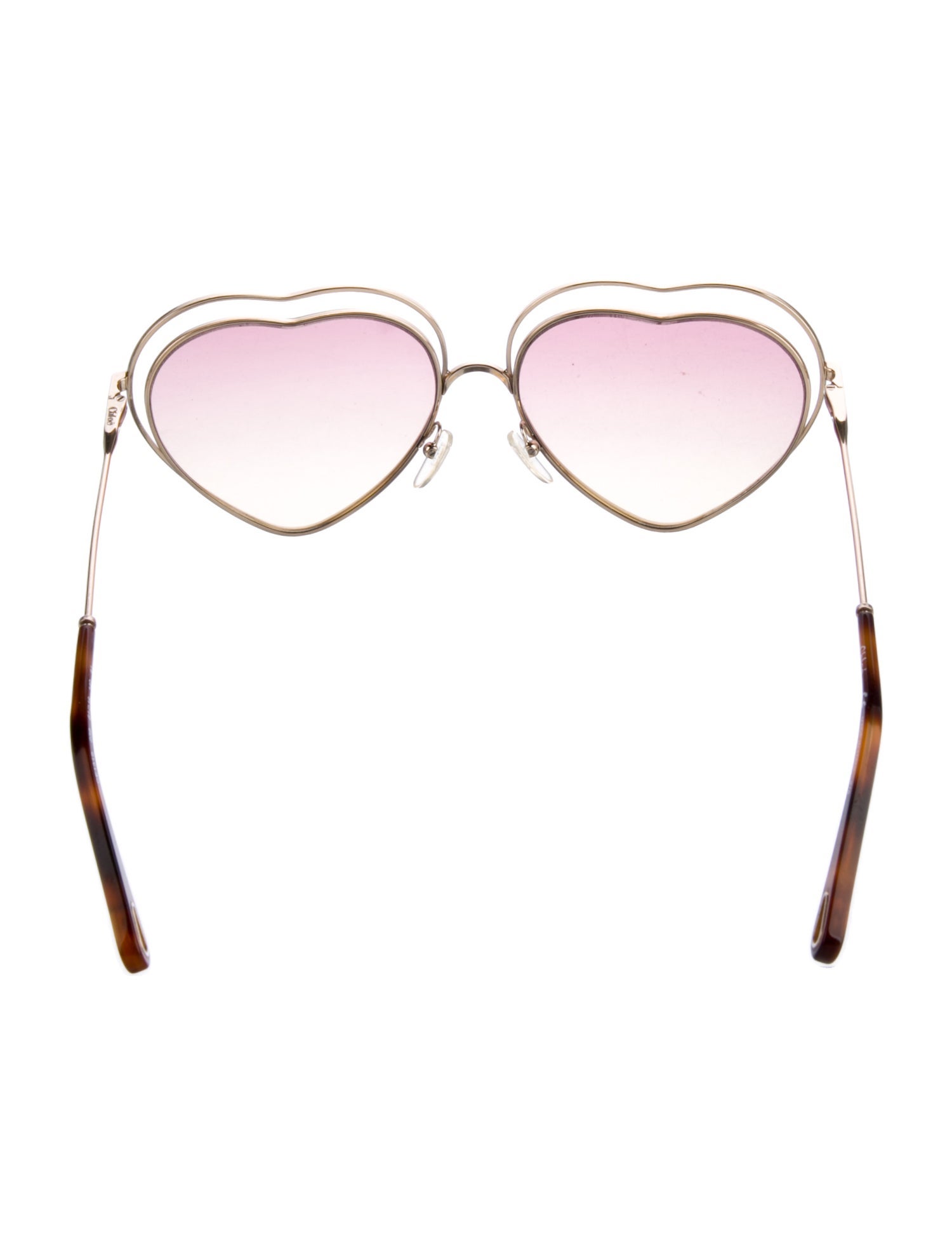 Chloé Aviator Gradient Sunglasses