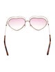 Chloé Aviator Gradient Sunglasses