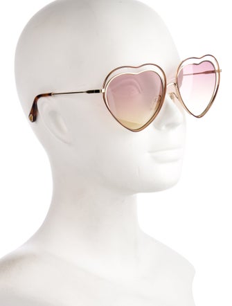 Chloé Aviator Gradient Sunglasses