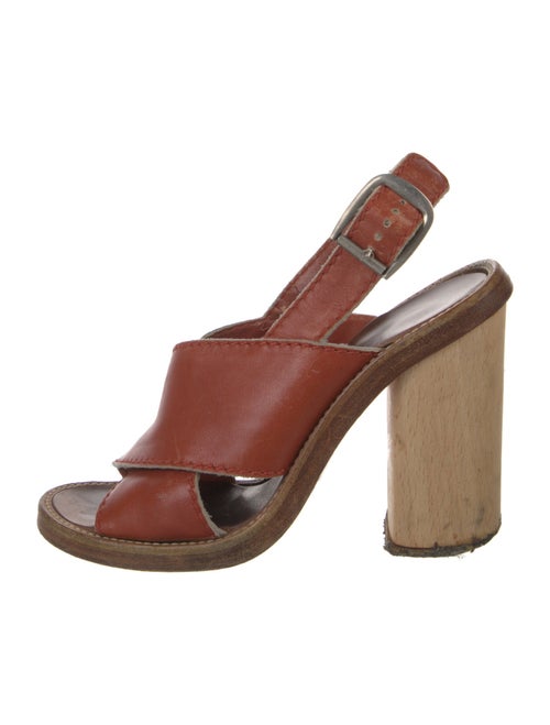 Chloé Leather Slingback Sandals