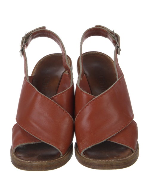 Chloé Leather Slingback Sandals