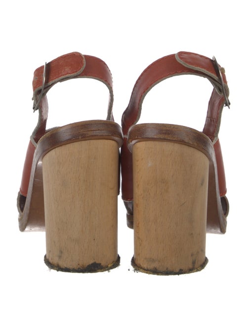 Chloé Leather Slingback Sandals