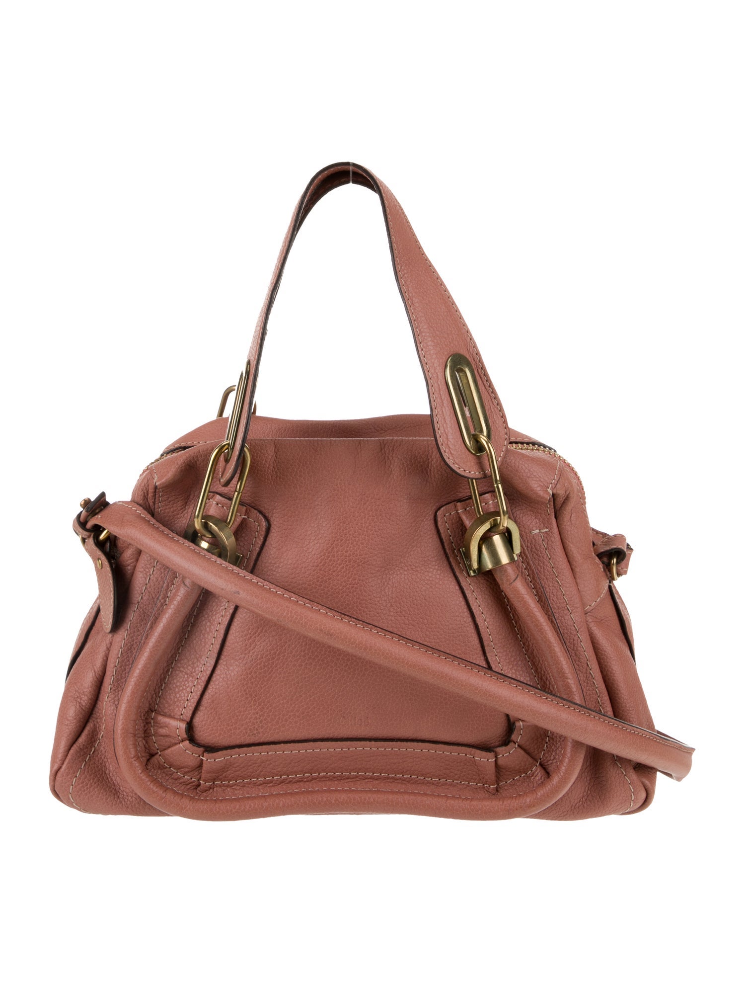 Chloé Leather Top Handle Bag Small