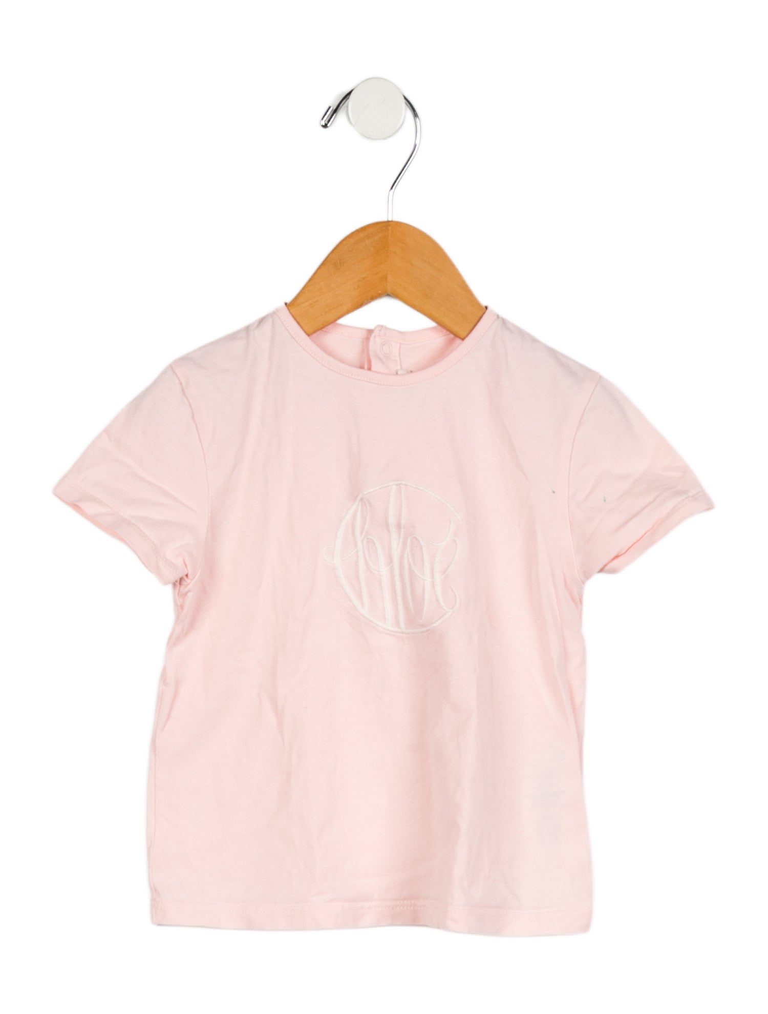 Chloé Toddler Girls' Embroidered Short Sleeve Top