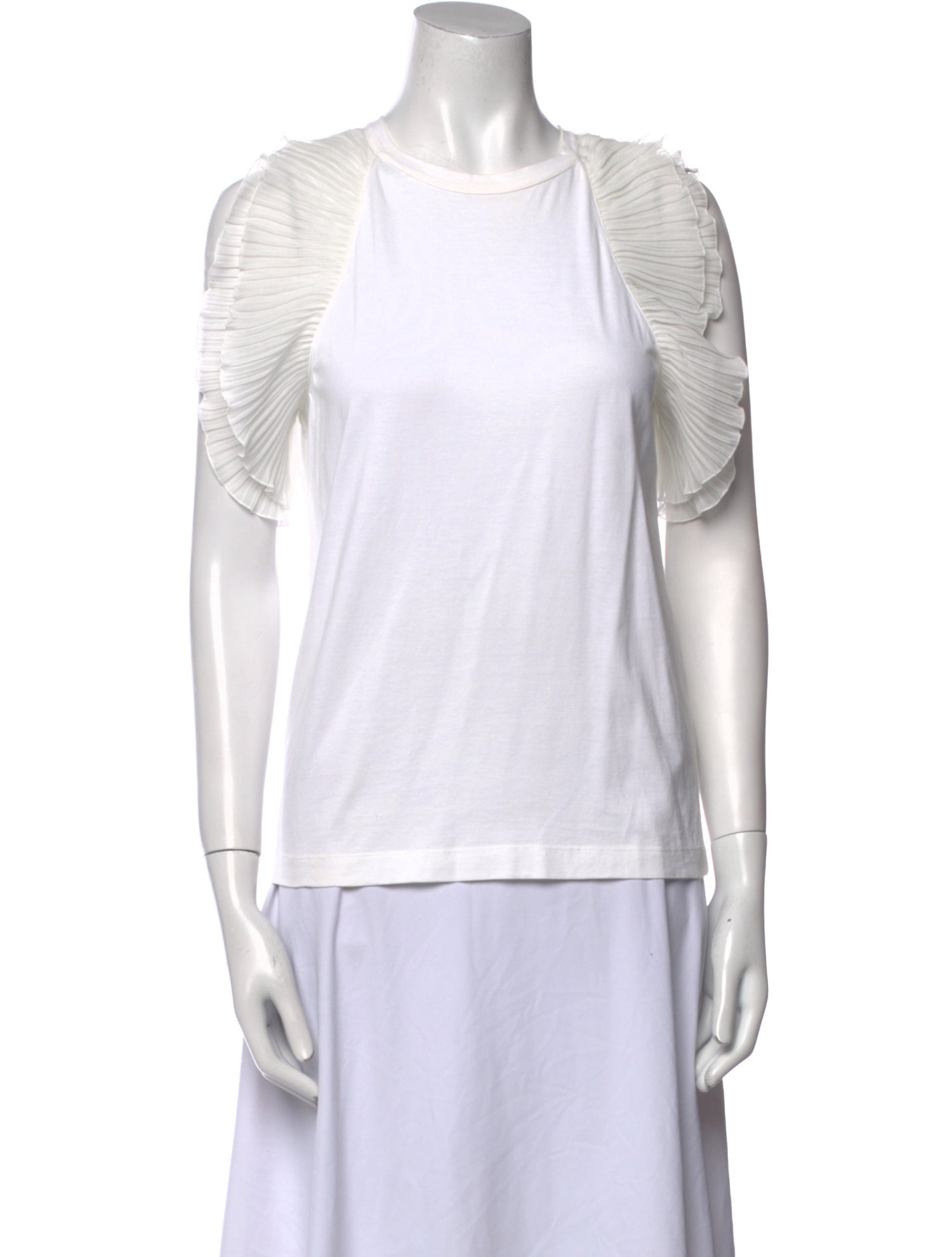 Chloé Crew Neck Short Sleeve Top