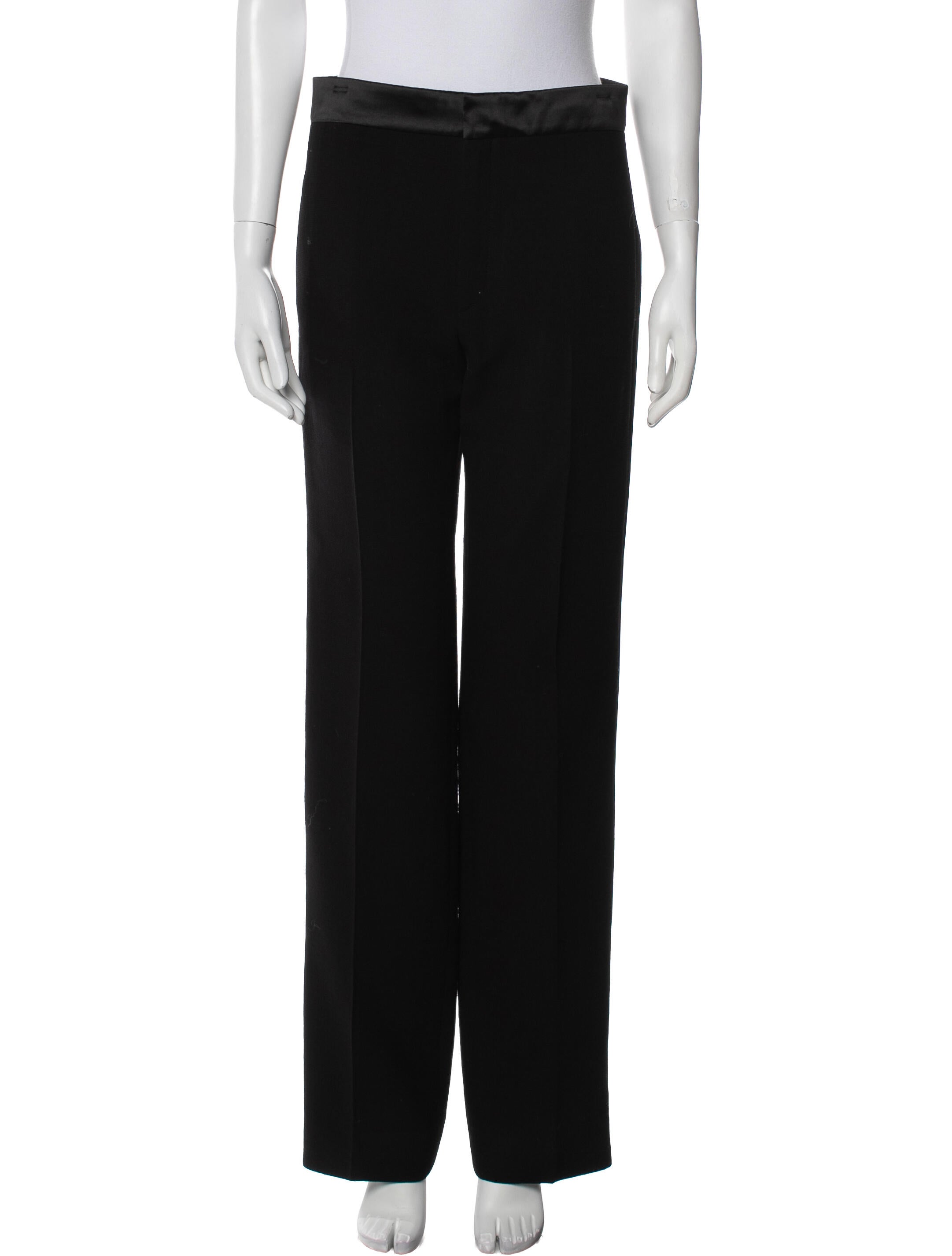 Chloé Virgin Wool Straight Leg Pants