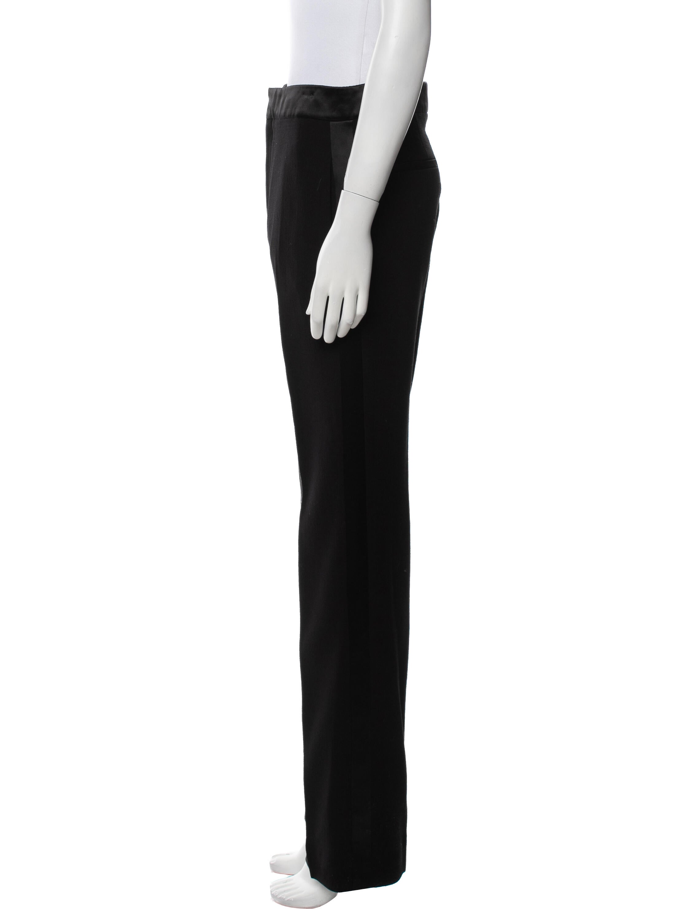 Chloé Virgin Wool Straight Leg Pants