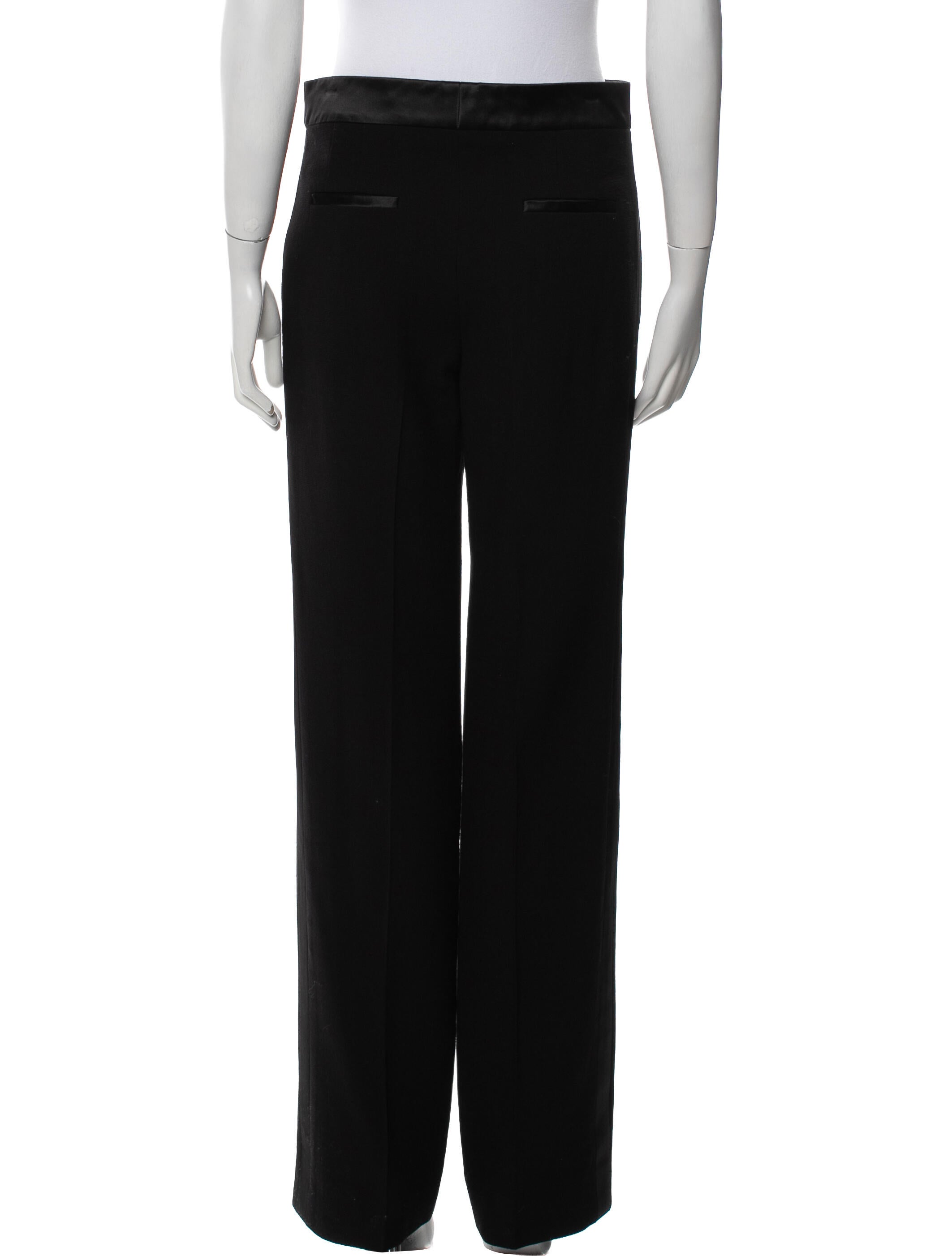 Chloé Virgin Wool Straight Leg Pants