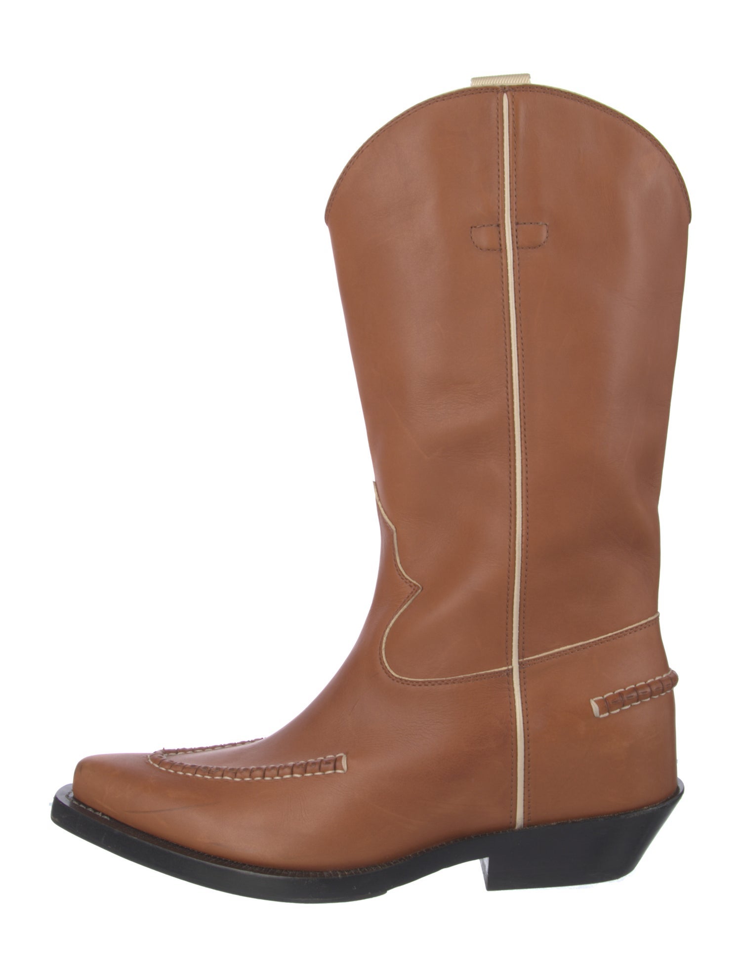 Chloé Leather Western Boots