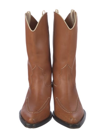 Chloé Leather Western Boots