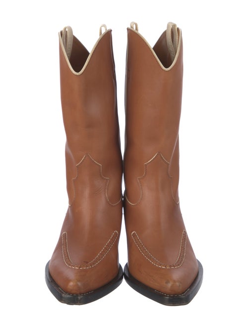 Chloé Leather Western Boots