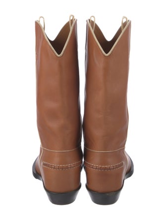 Chloé Leather Western Boots