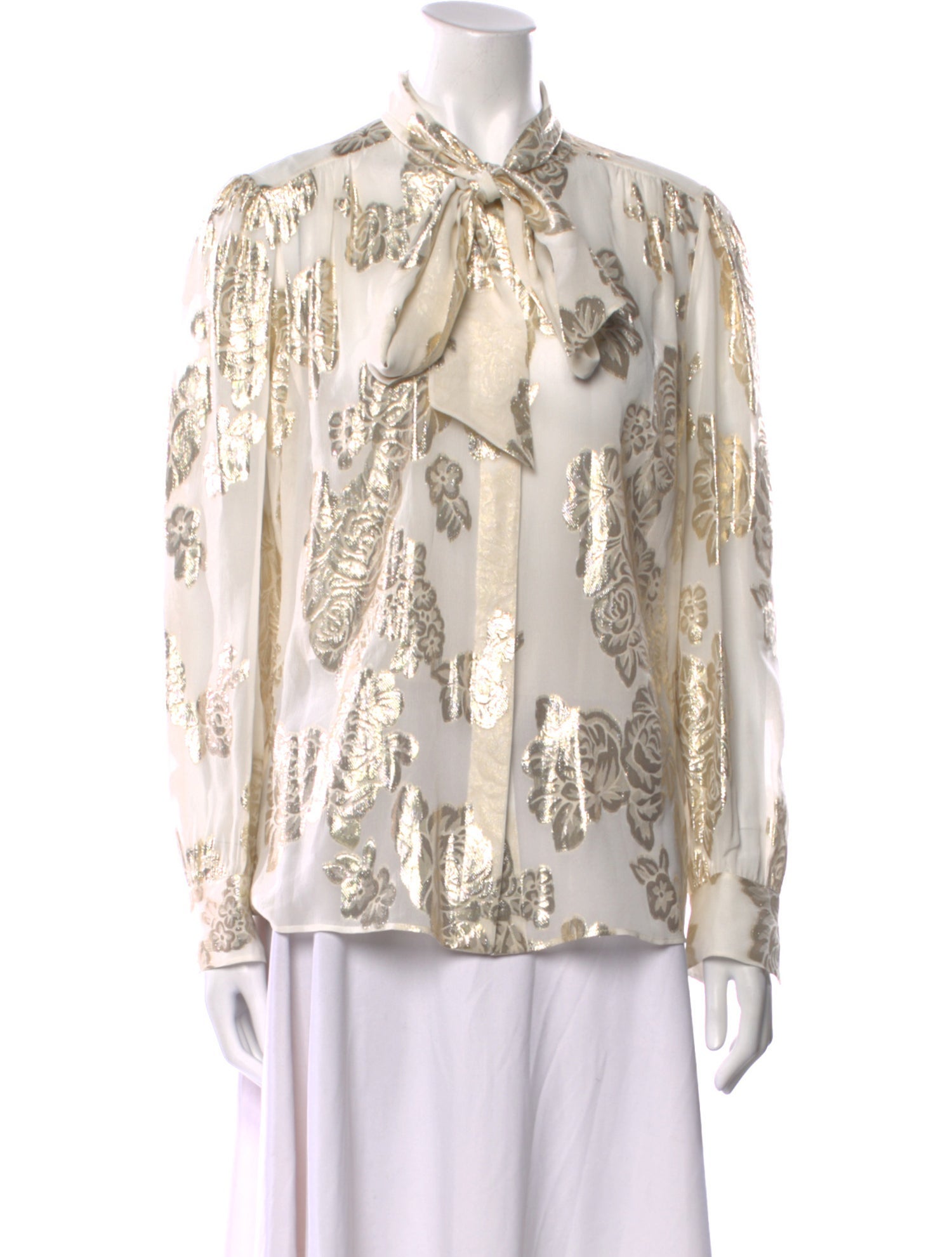 Chloé Silk Printed Blouse