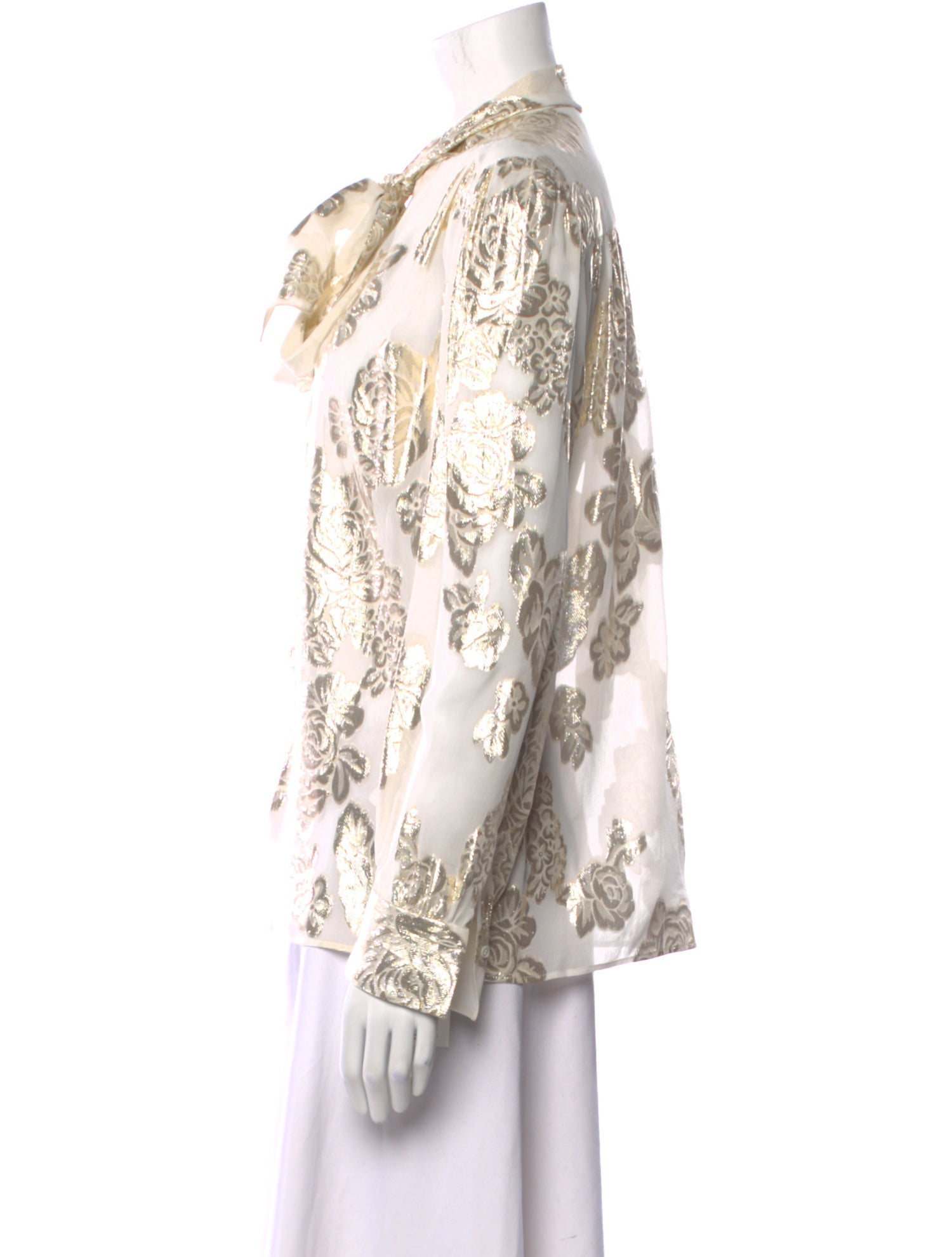 Chloé Silk Printed Blouse