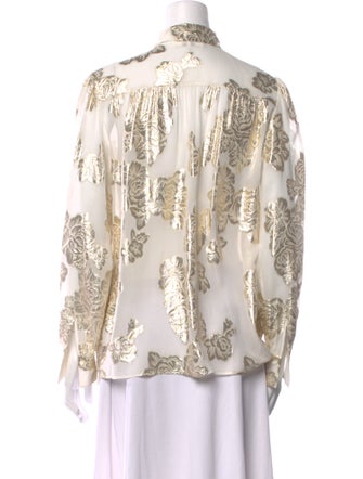 Chloé Silk Printed Blouse