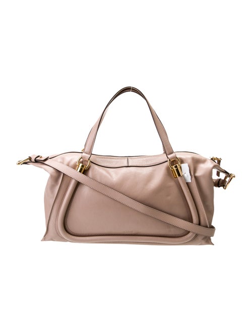 Chloé Leather Paraty 24 tote bag 24