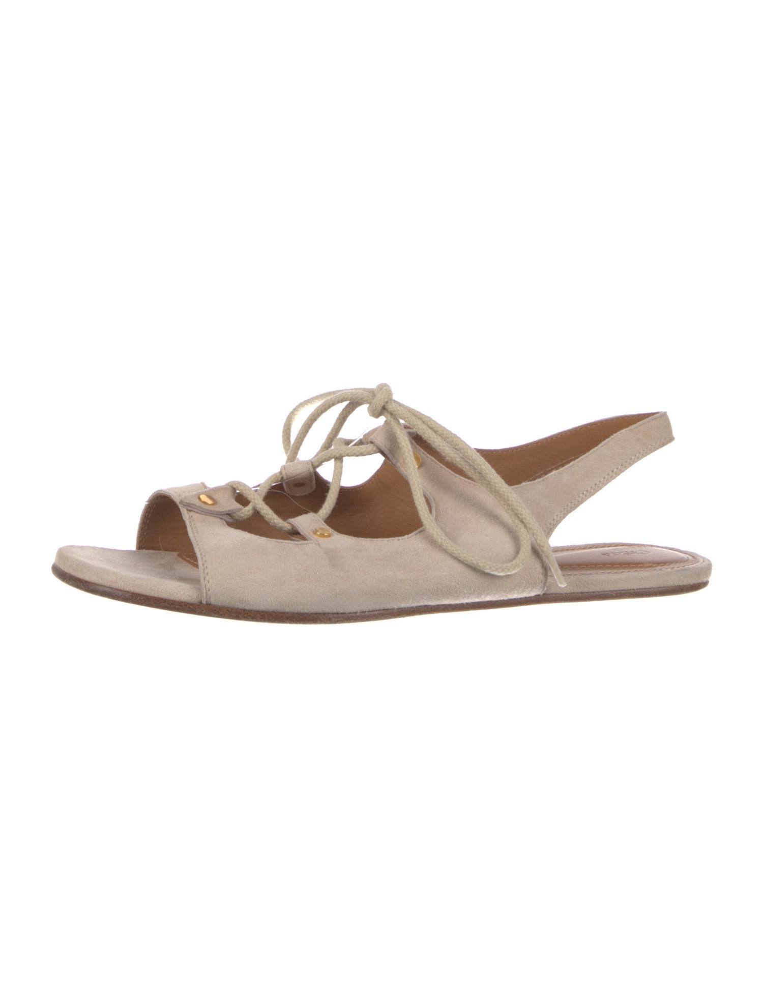 Chloé Suede Slingback Sandals